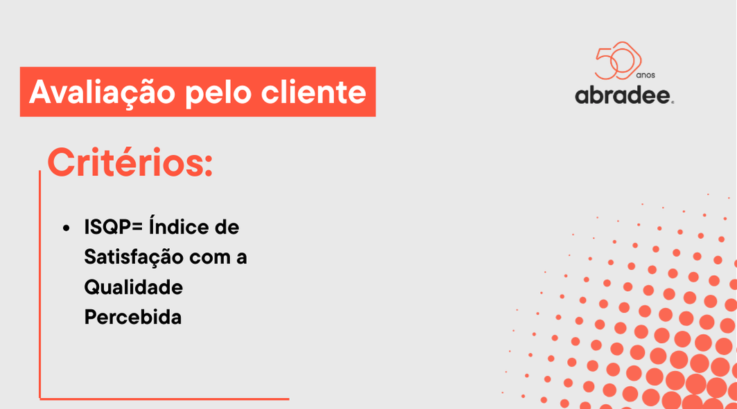 Critério de avaliação prêmio ABRADEE