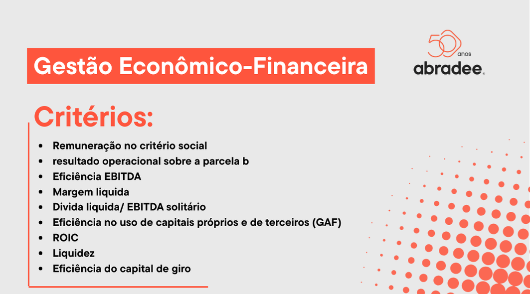 Critério de avaliação prêmio ABRADEE